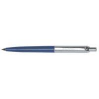 Druckkugelschreiber - M, blau/silber