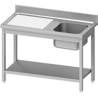 Sp&uuml;ltisch ECO mit Grundboden 1000x600x850 mm,...