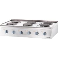 Elektro-Kochfeld als Tischgerät mit 6 Herdplatten,...