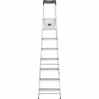 Hailo Stehleiter einseitig L60 StandardLine silber 7 Stufen,