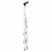 Hailo Stehleiter einseitig L60 StandardLine silber 3 Stufen,