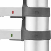 Hailo Teleskopleiter FLEXLINE silber 13 Sprossen, H: 380,0 c