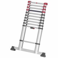 Hailo Teleskopleiter FLEXLINE silber 11 Sprossen, H: 322,0 c