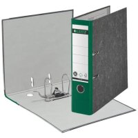 LEITZ 1080 Ordner grün marmoriert Karton 8,0 cm DIN A4