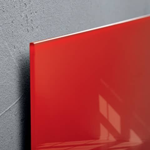 SIGEL Glas-Magnettafel Artverum 120,0 x 90,0 cm rot