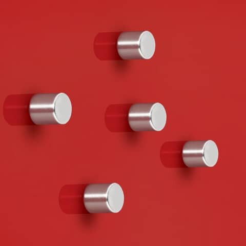 SuperDym-Magnete C5 "Strong", Zylinder-Design, Ø 10 mm, 5 Stück