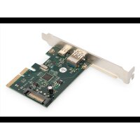 DIGITUS PCI Expr Card 2x USB 3.1 1 Port USB-C + USB A 2