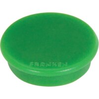 FRANKEN Haftmagnet Magnete gr&uuml;n, Kunststoff...