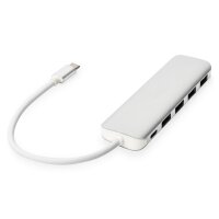 DIGITUS USB-Hub DA-70242-1 4-fach silber 2