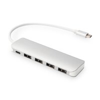 DIGITUS USB-Hub DA-70242-1 4-fach silber 3