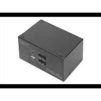 DIGITUS KVM Switch, 2-Port, Dual-Display gallery