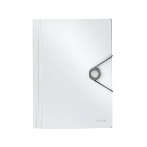 4563 Dreiflügelmappe Solid - A4, PP, weiß