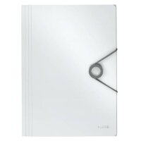 4563 Dreiflügelmappe Solid - A4, PP, weiß
