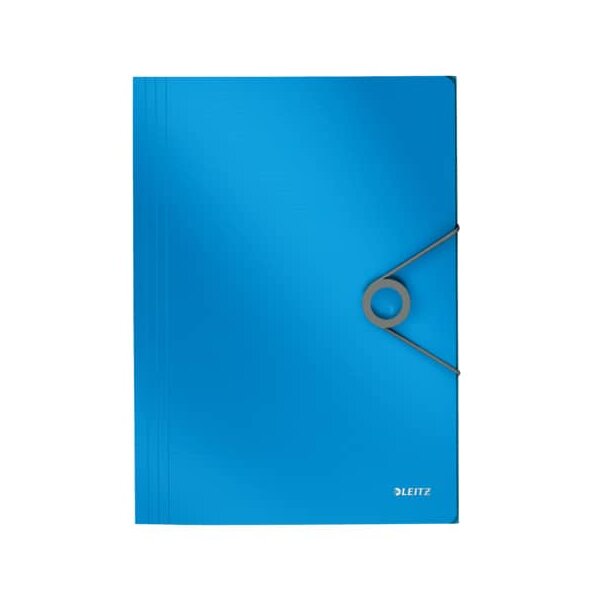 4563 Dreiflügelmappe Solid - A4, PP, hellblau