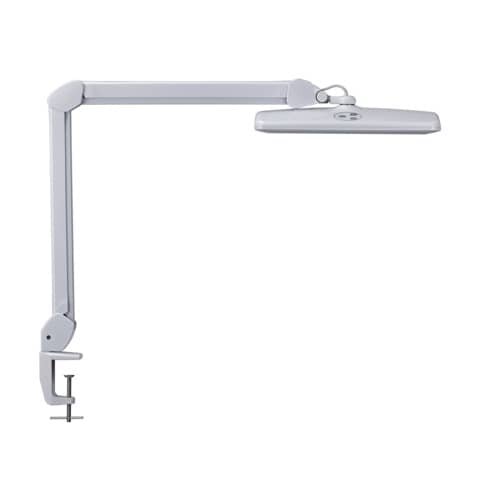MAUL MAULintro LED-Schreibtischlampe weiß 11 W mit Tischklemme