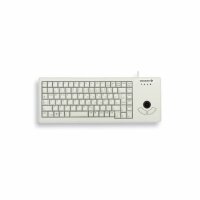 CHERRY XS Trackball Keyboard grey dt USB,hellgrau,deutsch