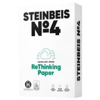 STEINBEIS Recyclingpapier No.4 DIN A4 80 g/qm 500 Blatt