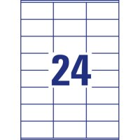AVERY Zweckform Etiketten 3475 wei&szlig; 70,0 x 36,0...