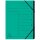 Ordnungsmappe - 7 Fächer, A4, Colorspan-Karton, grün