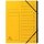 Ordnungsmappe - 12 Fächer, A4, Colorspan-Karton, gelb