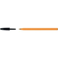 Kugelschreiber Orange - 0,35 mm, schwarz (dokumentenecht)