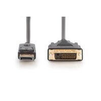 DIGITUS DisplayPortKabel DPort -> DVI(24+1) St/St 8K 3m i
