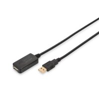 DIGITUS USB 2.0 USB-Kabel  DA-70130-4 5,0 m schwarz, 1 St.