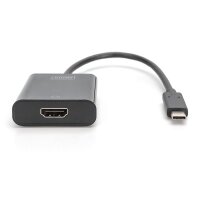 DIGITUS Adapter USB3.0/C -> HDMI           4K 19.5cm schw