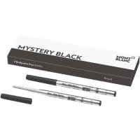 Kugelschreibermine - B, 2 Minen, mystery black