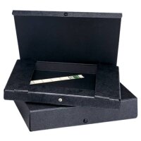 ELBA Heftbox 6,5 cm schwarz marmoriert,  gallery