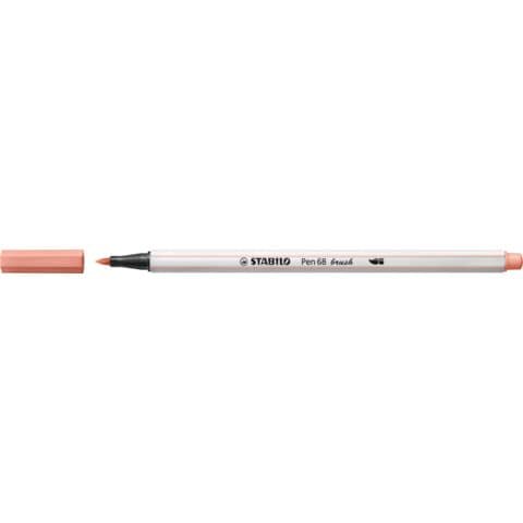 Premium-Filzstift mit Pinselspitze für variable Strichstärken - Pen 68 brush - Einzelstift - apricot