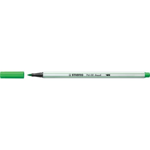 Premium-Filzstift mit Pinselspitze für variable Strichstärken - Pen 68 brush - Einzelstift - hellgrün