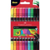 FABER-CASTELL Neon Filzstifte farbsortiert, 10 St.