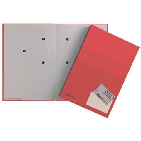 Unterschriftsmappe Color - 20 Fächer, PP kaschiert, rot