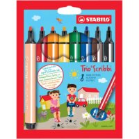 STABILO Trio® Scribbi Filzstifte farbsort