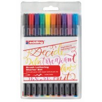 edding Starter Set 1340 Brush-Pens farbsortiert, 1 Pack