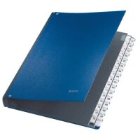 5931 Pultordner 1-31 - 32 Fächer, PP, blau