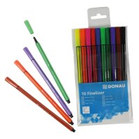 DONAU Fineliner farbsortiert 0,4 mm, 10  gallery
