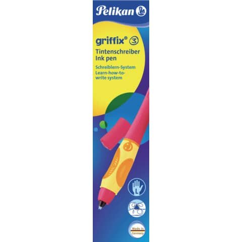 griffix® Tintenschreiber - T2CHL, Kunststoffspitze, mittel, rot