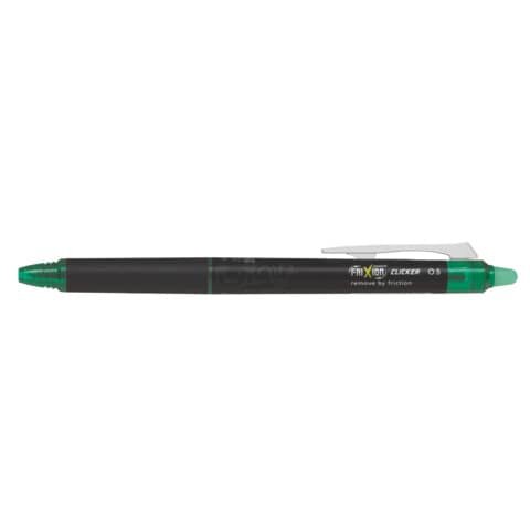 PILOT FRIXION point CLICKER Tintenroller schwarz 0,3 mm, Schreibfarbe: grün, 1 St.