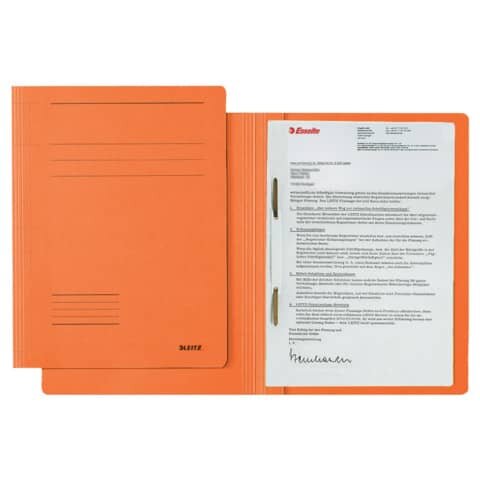 3003 Schnellhefter Fresh - A4, 250 Blatt, kfm. Heftung, Karton (RC), orange