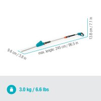 GARDENA Akku-Teleskop-Heckenschere THS 42/18V P4A 
solo