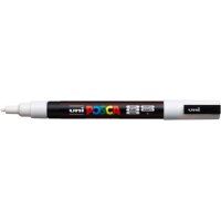 uni-ball POSCA PC-3M Acrylstift wei&szlig; 0,9 - 1,3...