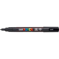 uni-ball POSCA PC-3M Acrylstift schwarz 0,9 - 1,3 mm, 1 St.
