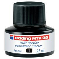 edding Nachfülltinte MTK 25 schwarz