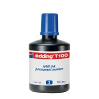 edding Nachf&uuml;lltusche T100 blau