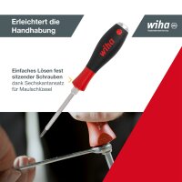 Wiha Schraubendreher SoftFinish® Schlitz, Phillips 6-tlg