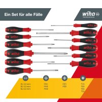 Wiha Schraubendreher Set SoftFinish® gemischt 12-tlg. (4