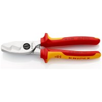 KNIPEX Kabelschere VDE mit Doppelschneid gallery