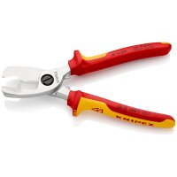 KNIPEX Kabelschere VDE mit Doppelschneide 95 16 200, Lä